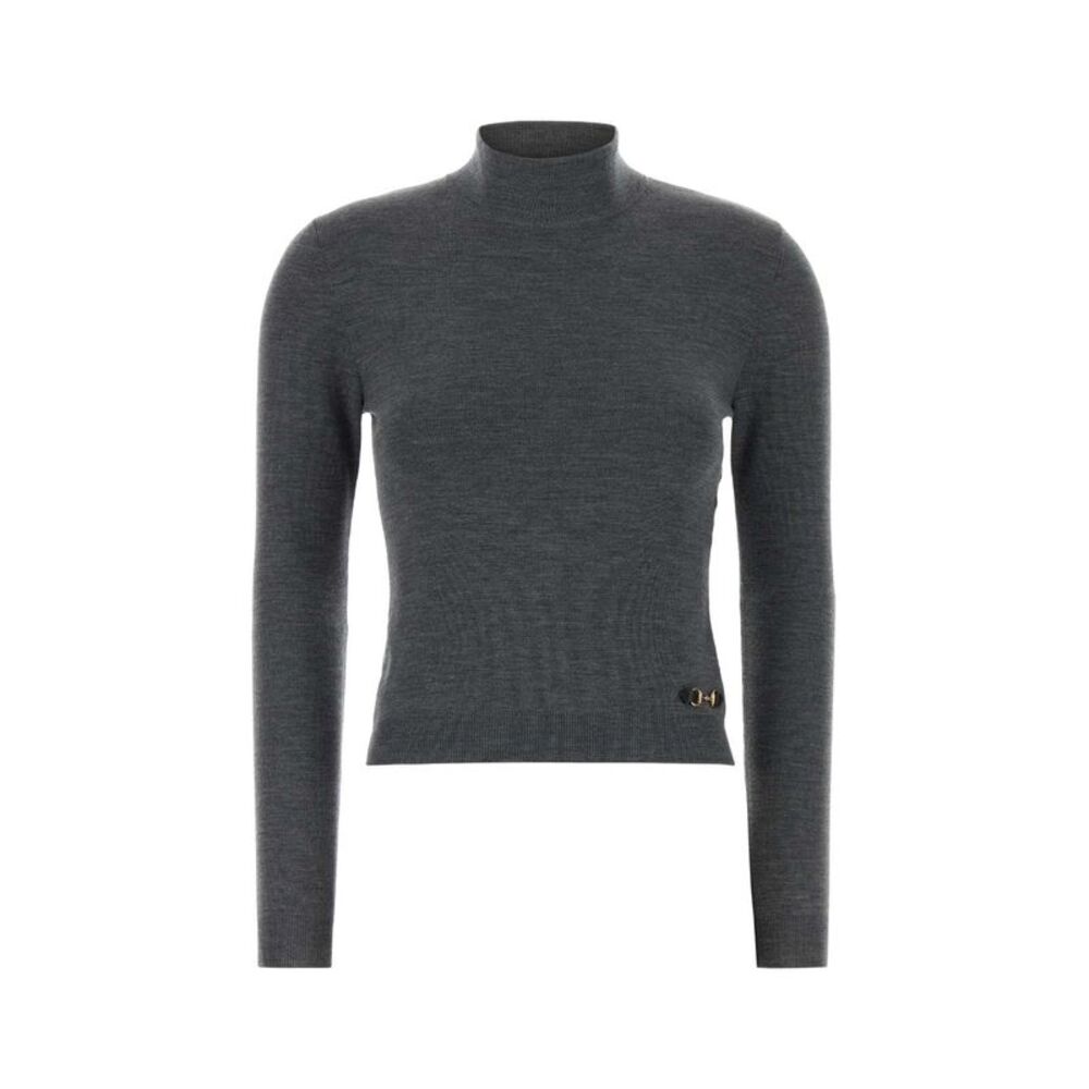 Gucci Women Grey Wool Sweater